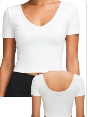 lululemon white align tee